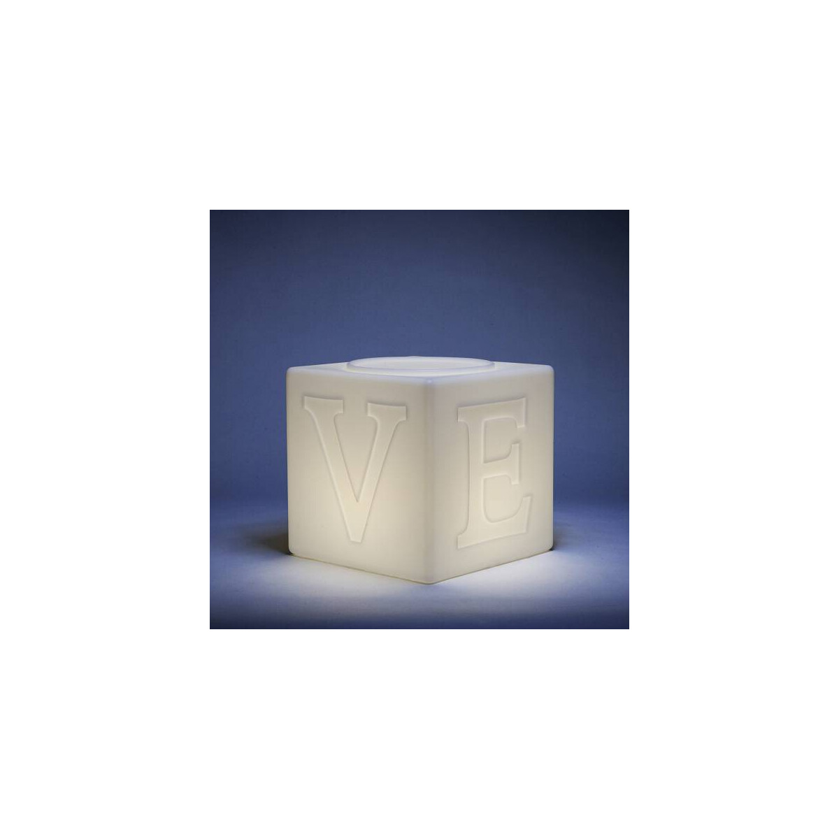 Love Lamp Lichtwürfel mit Farbwechsel 43x43 cm