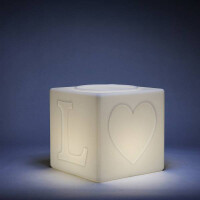 Love Lamp Lichtwürfel mit Farbwechsel 43x43 cm 2