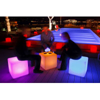 LED XL Würfel 43x43 cm CUBE steuerbar per APP 8