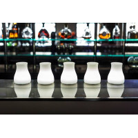 OLIO kabellose LED-Tischvase 11x13cm "App-control"