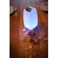 STELE kabellose Tischleuchte 13x23cm BULBLITE "App-cont