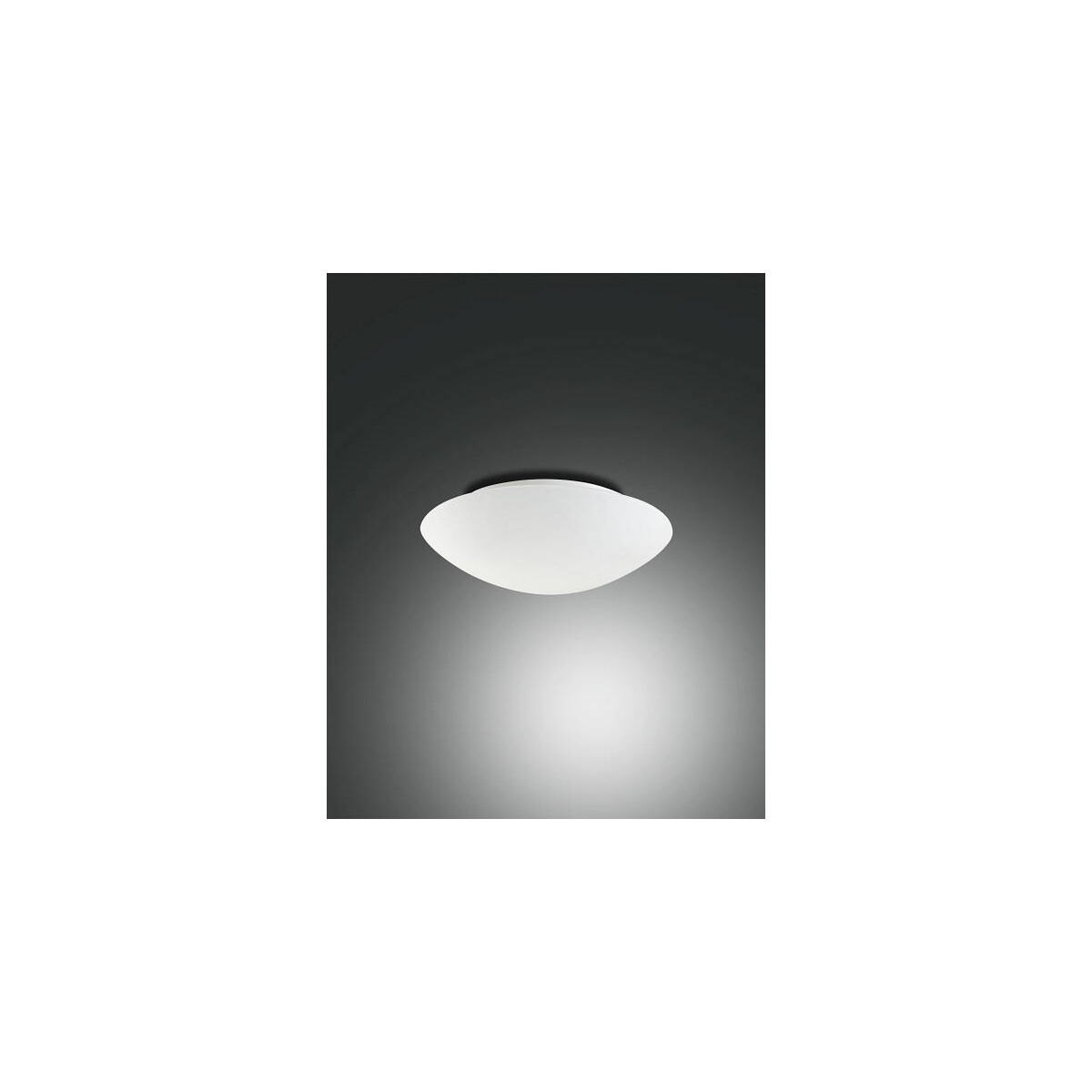 Fabas Luce Pandora Deckenleuchte E27 1X60W Metall und geblasenes Glas Weiss