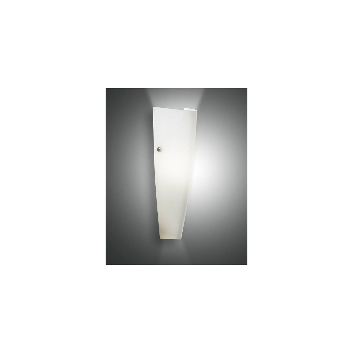 Fabas Luce Dedalo Wandleuchte E27 1X75W Metall und geblasenes Glas Weiss