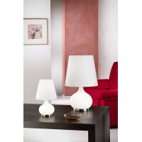 Fabas Luce Ade Tischleuchte G9 und E14 G9 1X3W E14 1X60W Met