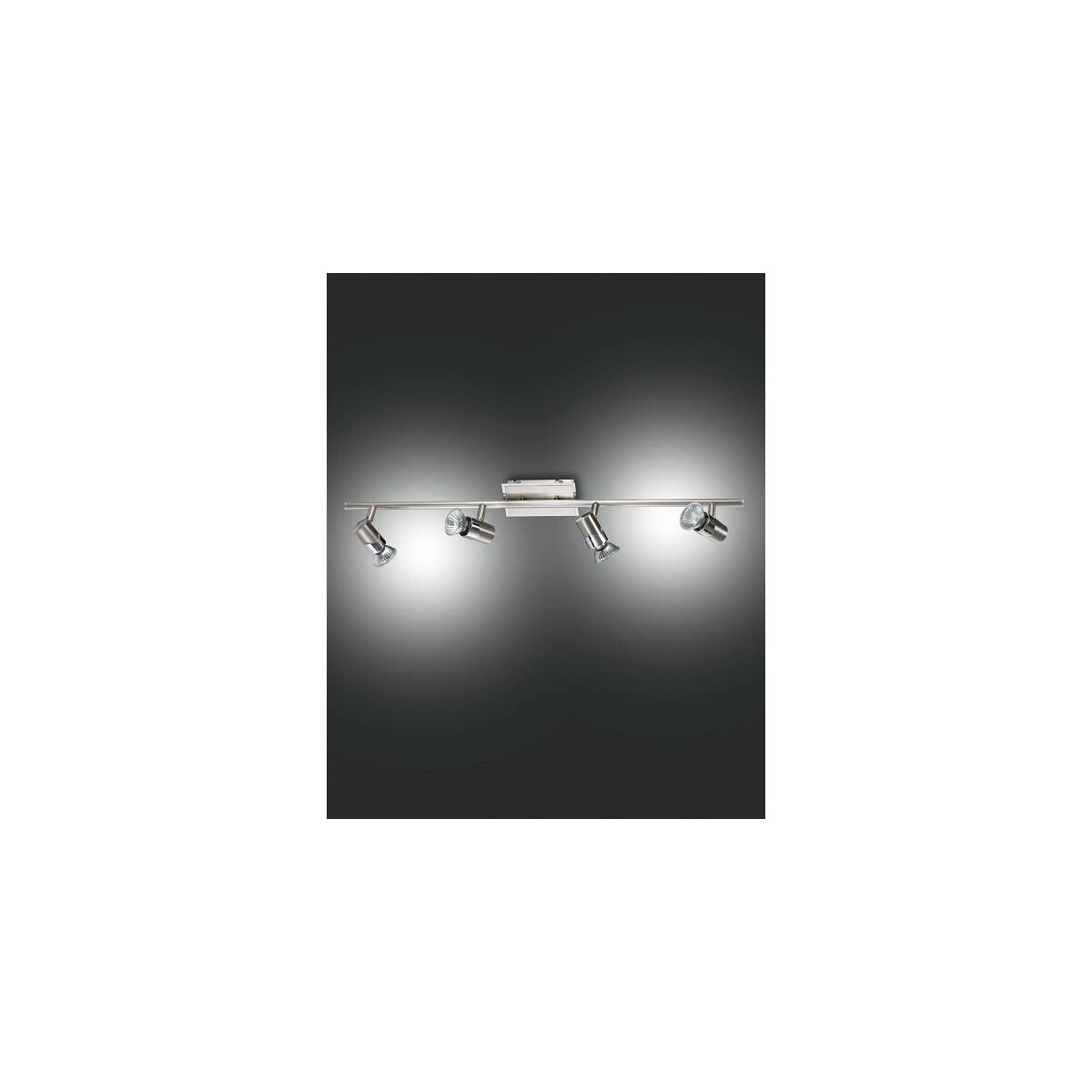 Fabas Luce Alice Spot GU10 4X50W Metall Nickel satiniert