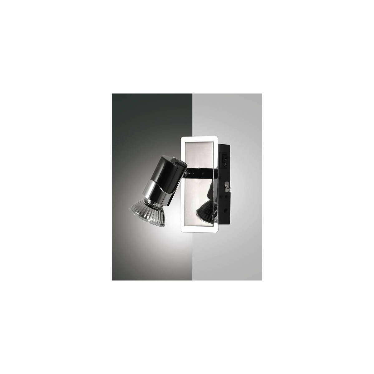 Fabas Luce Alice Spot GU10 1X50W Metall Schwarzchrom