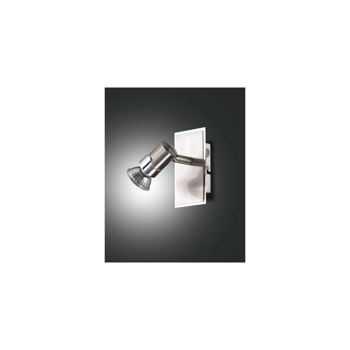 Fabas Luce Alice Spot GU10 1X50W Metall Nickel satiniert