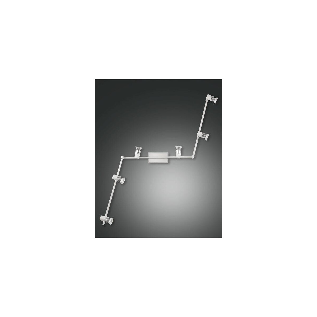 Fabas Luce Alice Spot GU10 6X50W Metall Weiss