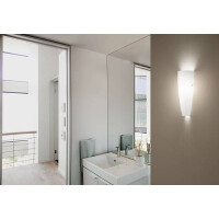 Fabas Luce Dedalo Wandleuchte E27 1X60W Metall und geblasene