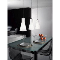 Fabas Luce Diana Pendelleuchte E27 3X60W Metall und geblasen