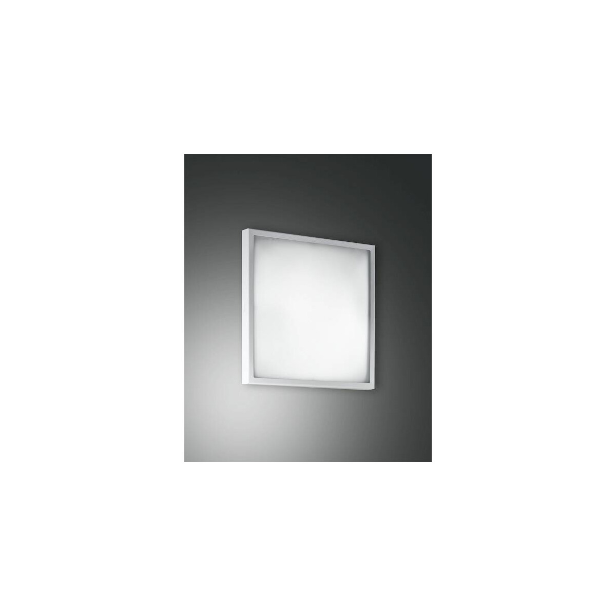 Fabas Luce Osaka Wandleuchte E14 1X40W Metall und Glas Weiss