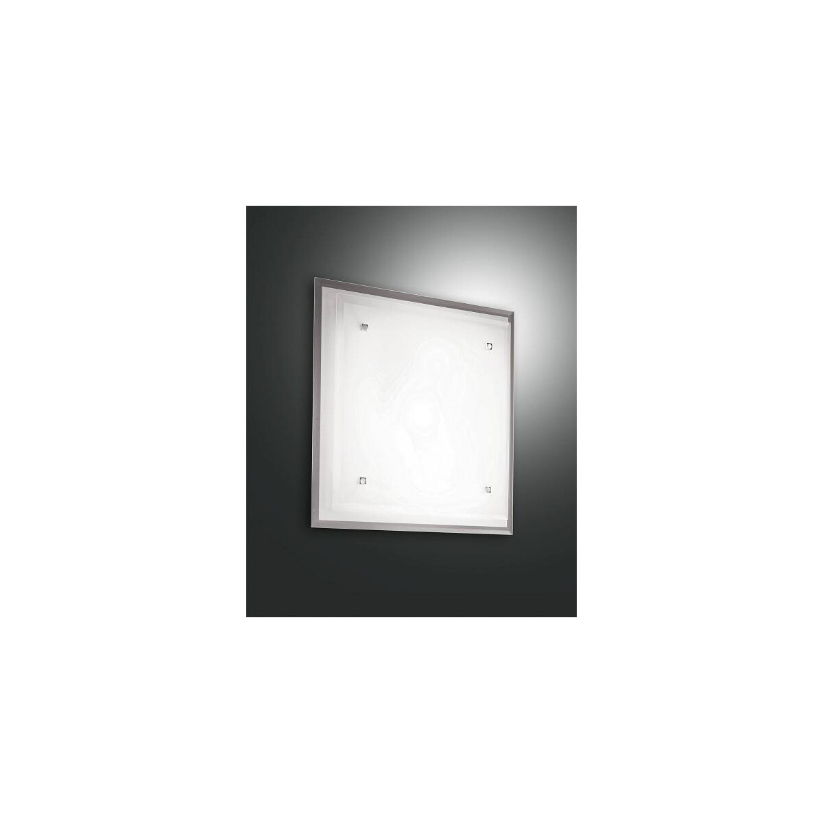 Fabas Luce Maggie Deckenleuchte E27 1X60W Metall und Glas Weiss