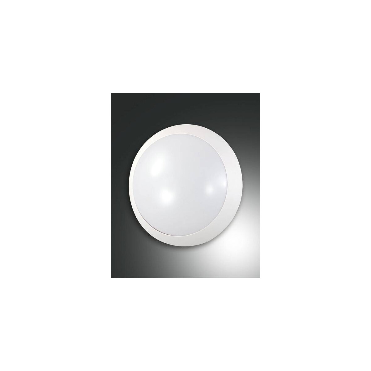 Fabas Luce Wigton Deckenleuchte E27 1X42W Polycarbonatstruktur Weiss