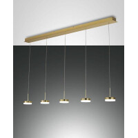 Fabas Luce Dunk Pendelleuchte LED 5x8W Metall- und Methacryl