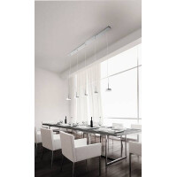 Fabas Luce Dunk Pendelleuchte LED 5x8W Metall- und Methacryl