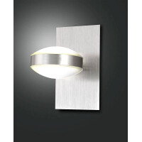 Fabas Luce Mill Wandleuchte LED 2x8W Met gallery