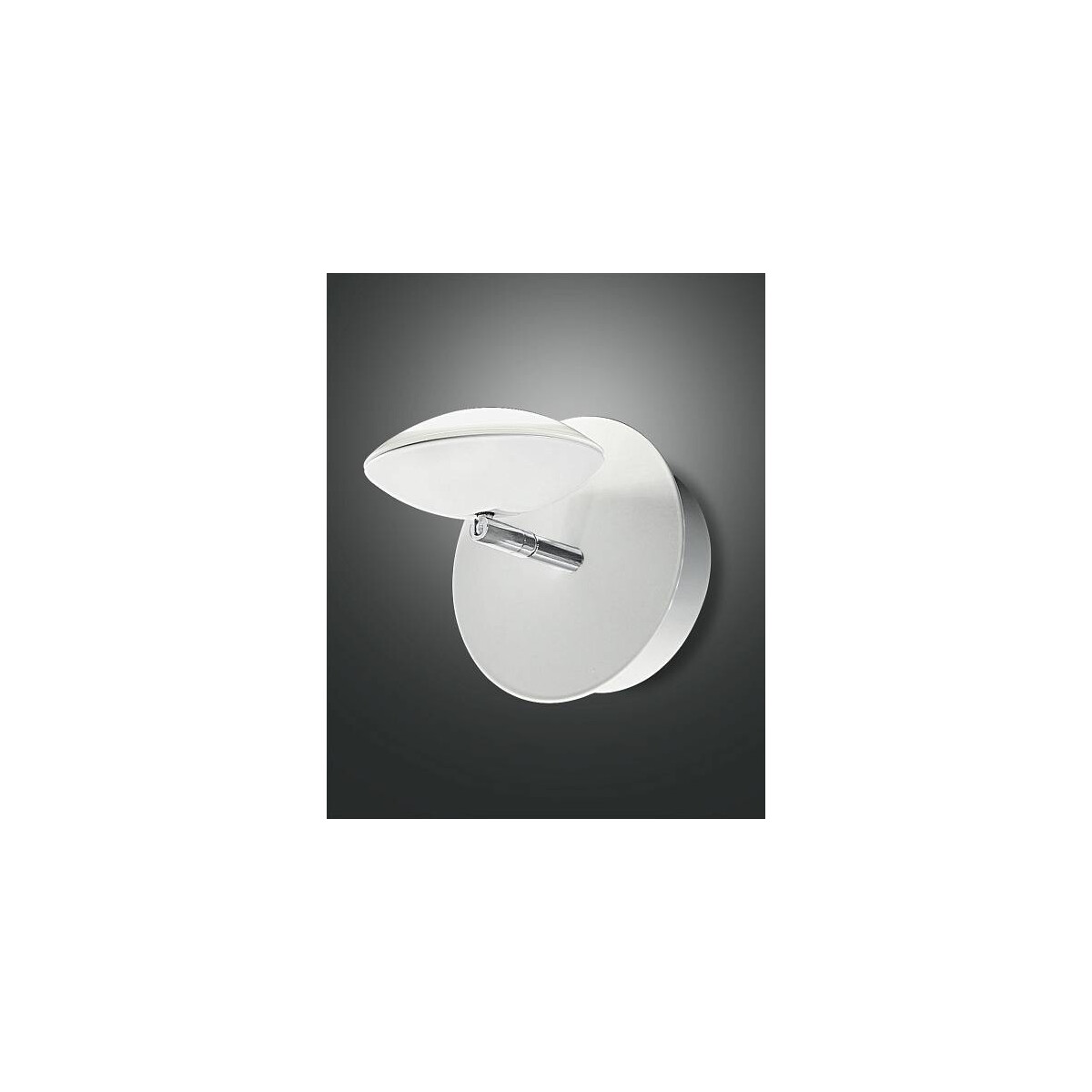 Fabas Luce Hale Wandleuchte LED 1x8W Metall- und Methacrylat Weiss