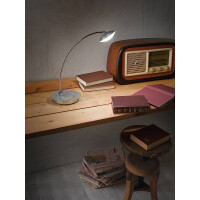 Fabas Luce Hale Tischleuchte LED 2x8W Metall- und Methacryla