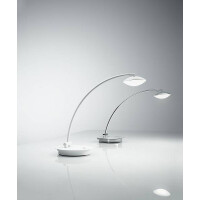 Fabas Luce Hale Tischleuchte LED 2x8W Metall- und Methacryla