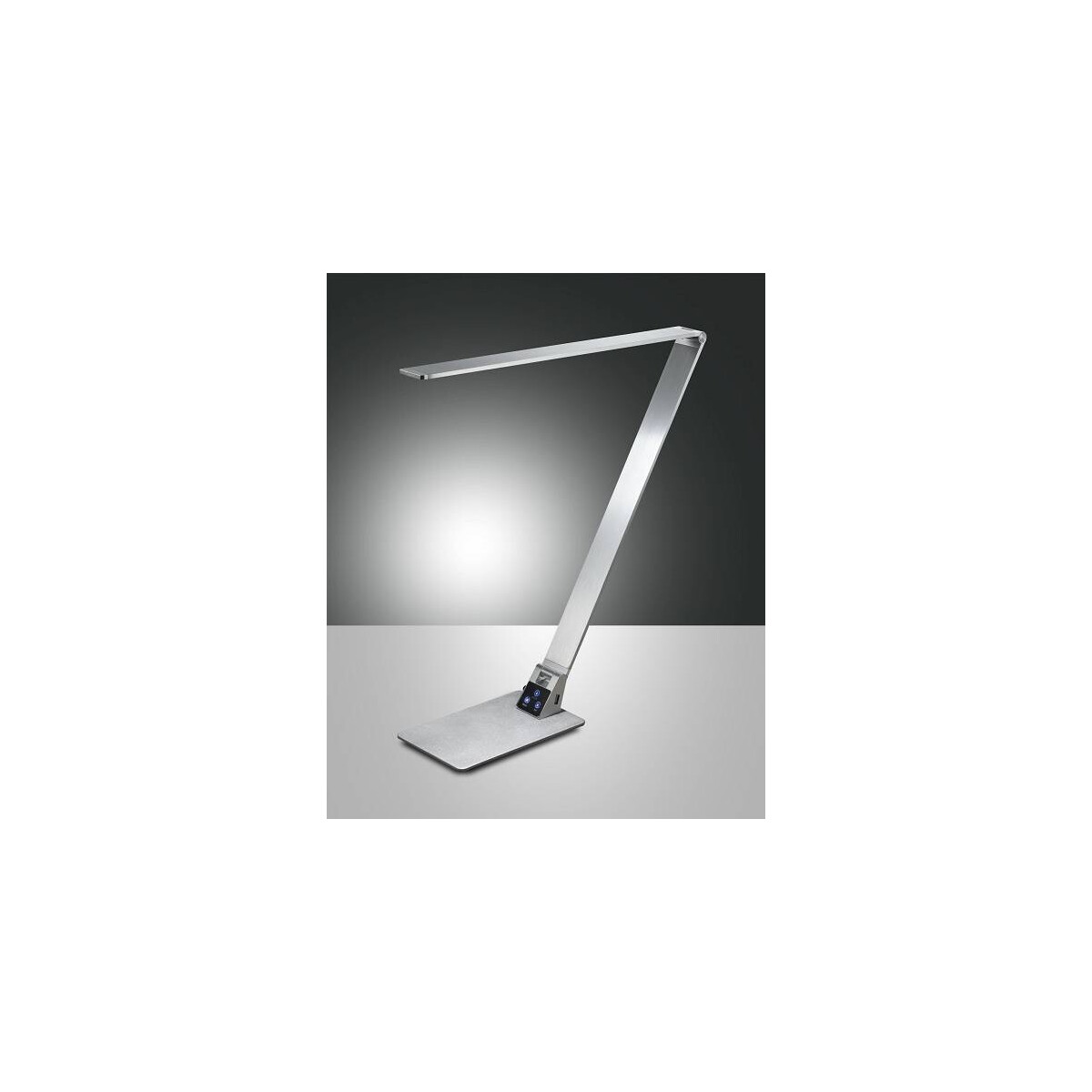 Fabas Luce Wasp Tischleuchte LED 1x12W Metall Aluminium gebuerstet
