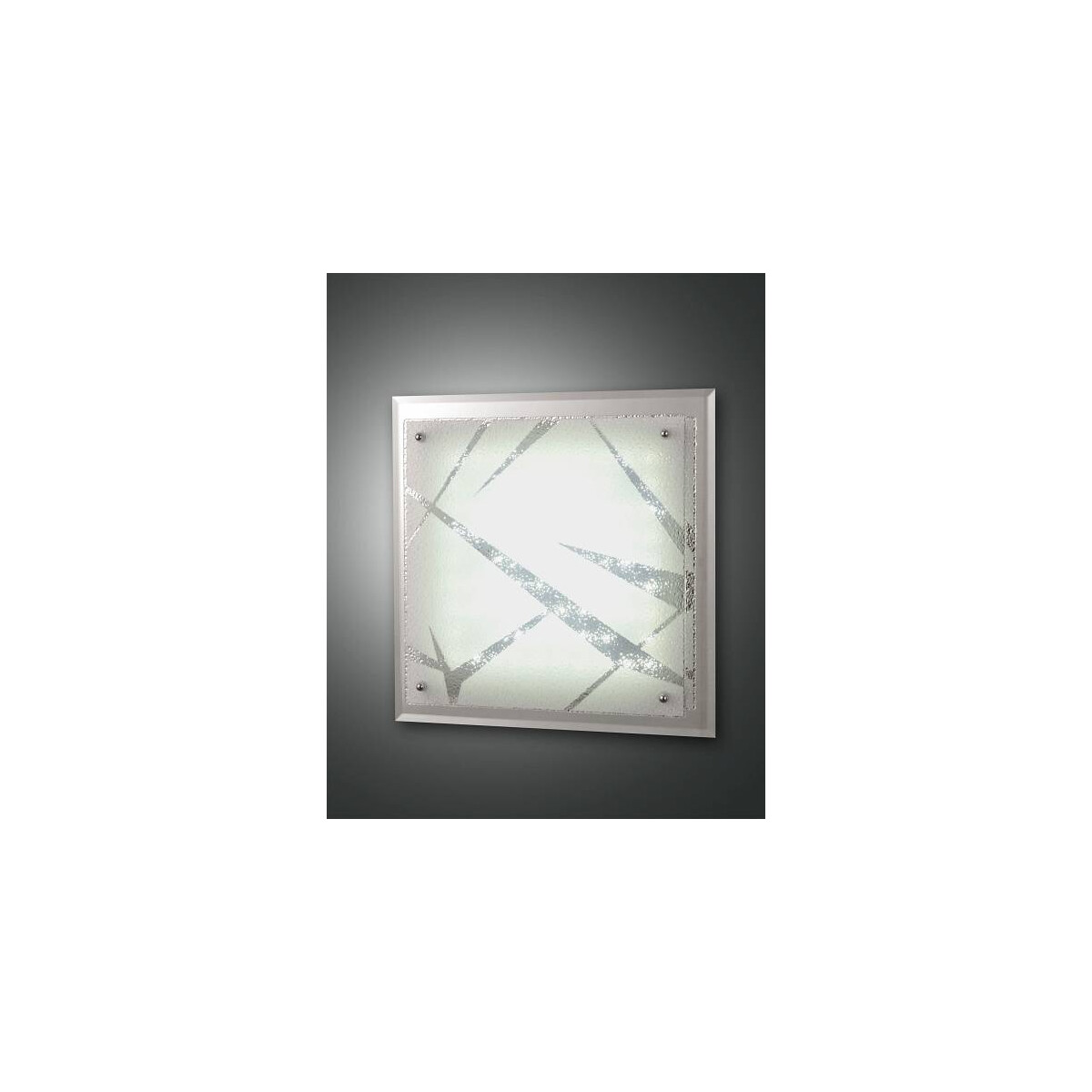 Fabas Luce Galaxy Deckenleuchte LED 1x18W Metall und Glas Weiss