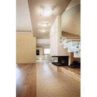Fabas Luce Galaxy Deckenleuchte LED 1x18W Metall und Glas We