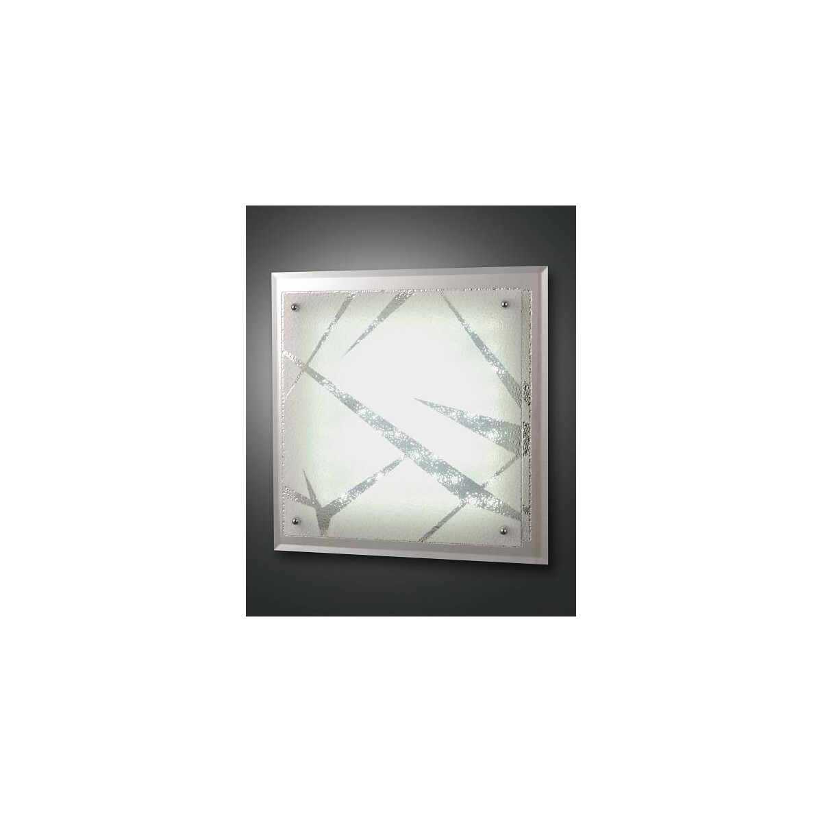 Fabas Luce Galaxy Deckenleuchte LED 1x21W Metall und Glas Weiss