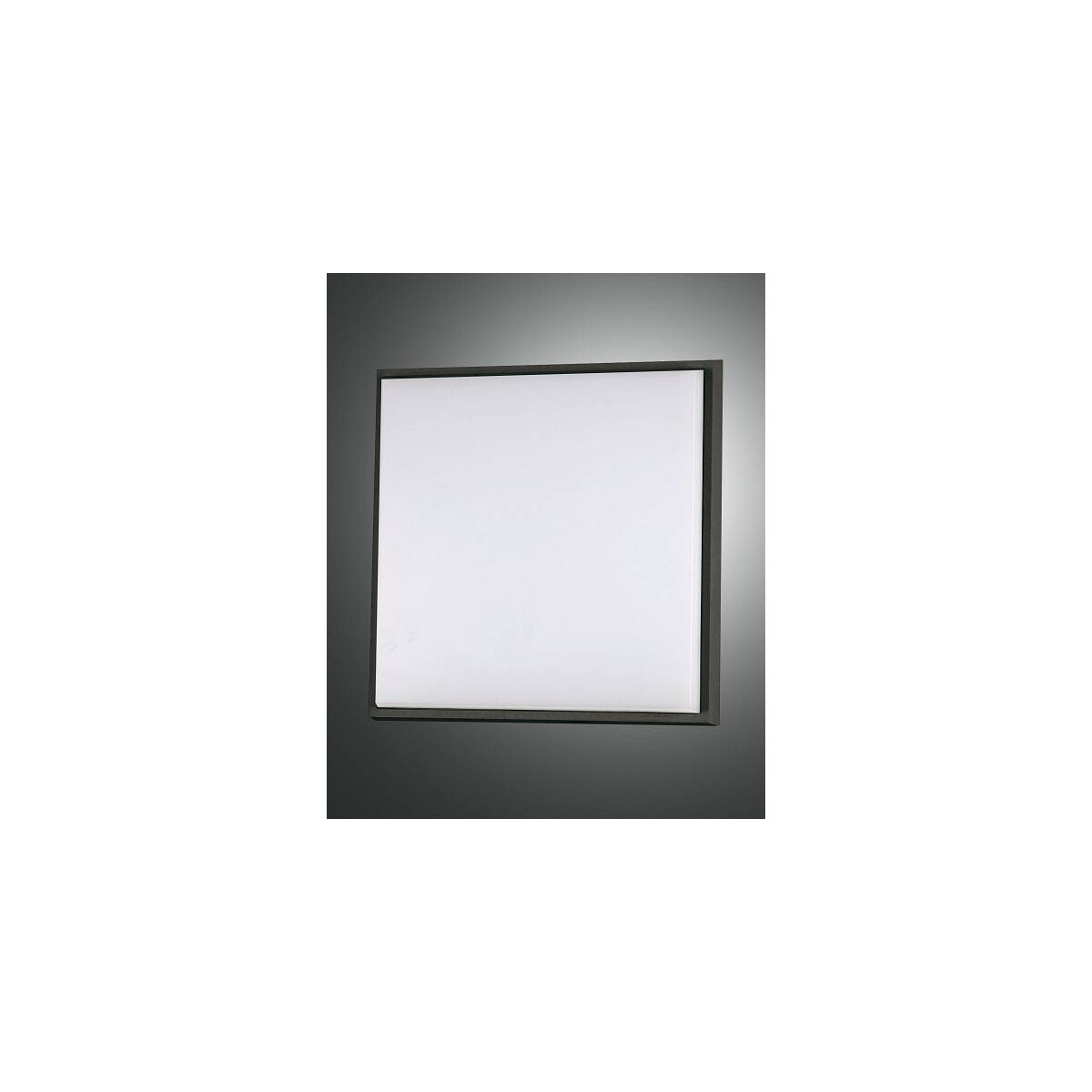 Fabas Luce Desdy Deckenleuchte LED 30W Aluminium und Polycarbonat Schwarz