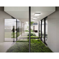 Fabas Luce Desdy Deckenleuchte LED 30W Aluminium und Polycar