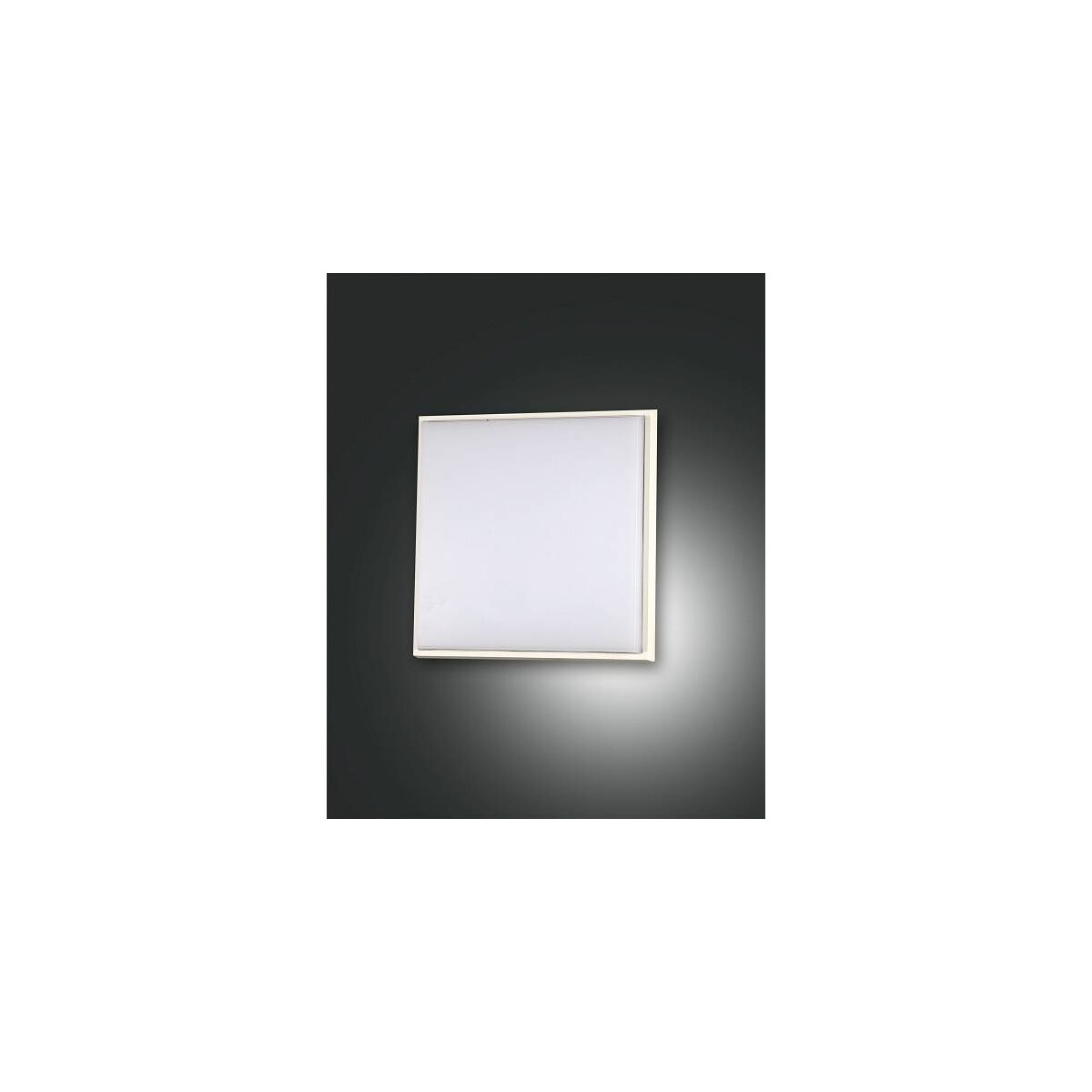 Fabas Luce Desdy Deckenleuchte LED 10W Aluminium und Polycarbonat Weiss