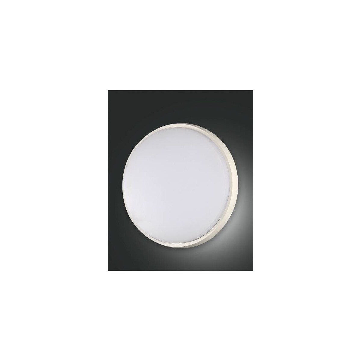 Fabas Luce Olly Deckenleuchte LED 30W Aluminium und Polycarbonat Weiss