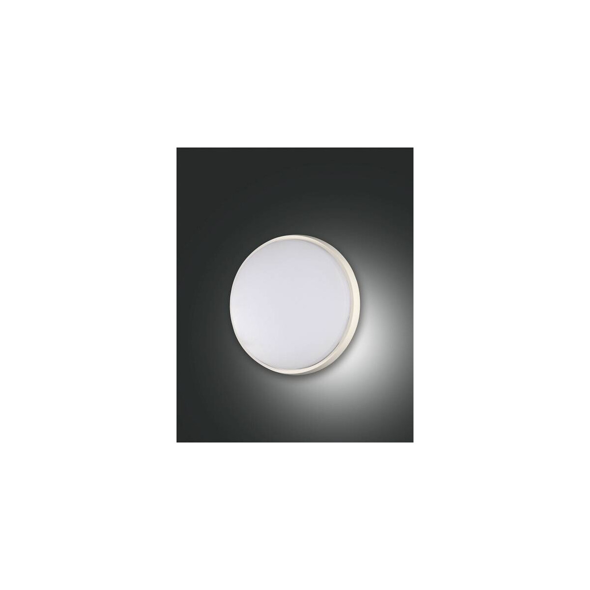 Fabas Luce Olly Deckenleuchte LED 10W Aluminium und Polycarbonat Weiss