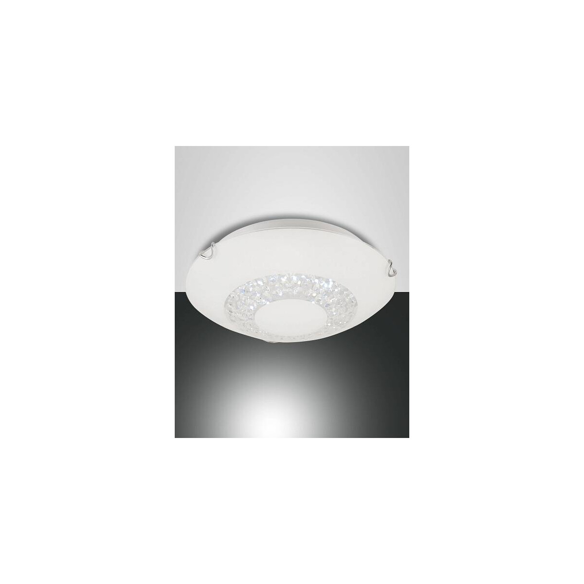 Fabas Luce Momo Deckenleuchte LED 1X12W Weiss