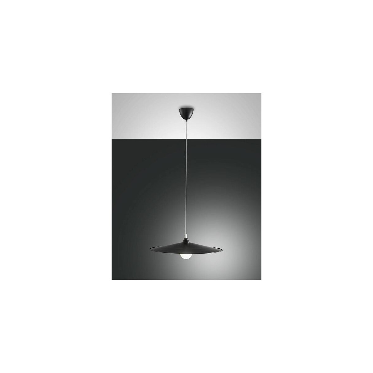 Fabas Luce Kasa E27 Pendelleuchte E27 1X60W Metall Schwarz