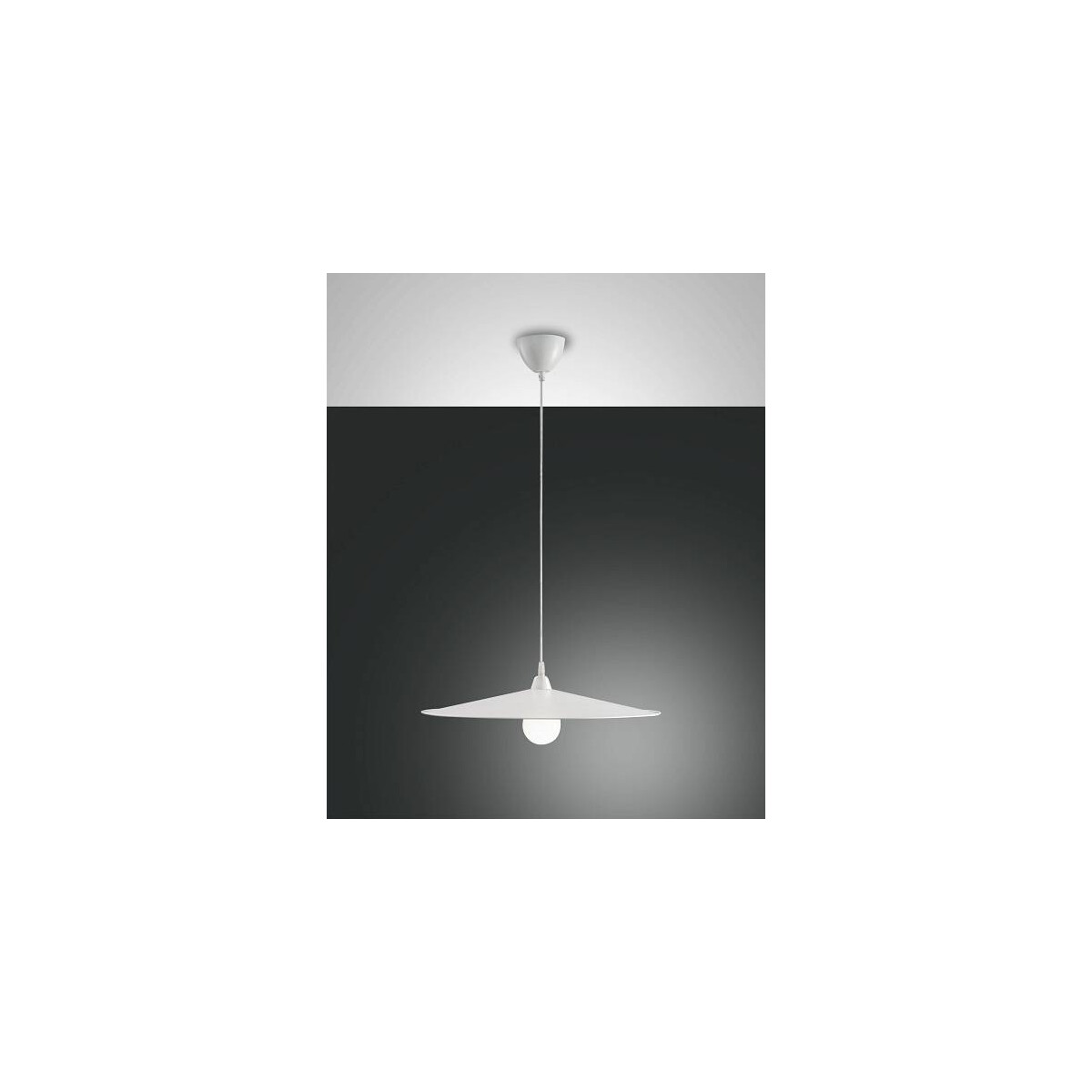 Fabas Luce Kasa E27 Pendelleuchte E27 1X60W Metall Weiss
