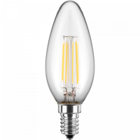 LED Filament Lampe Kerzenform E14 4,5W 470lm warmweiß 