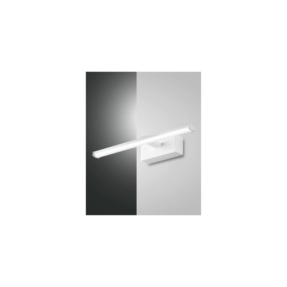 Fabas Luce Nala Wandleuchte LED 1x6W Metall- und Methacrylat Weiss