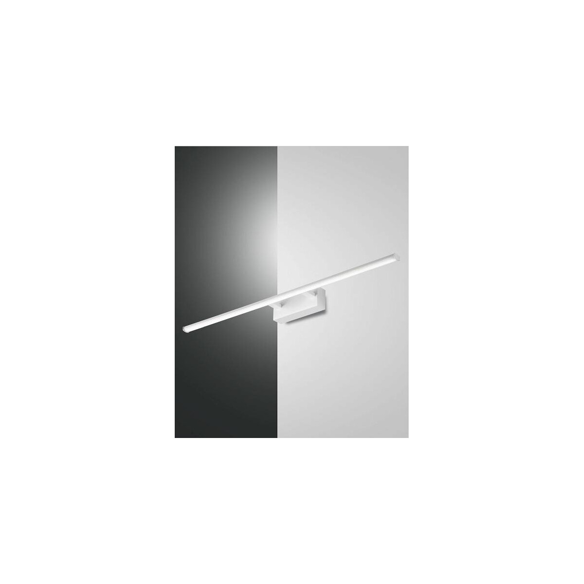 Fabas Luce Nala Wandleuchte LED 1x15W Metall- und Methacrylat Weiss