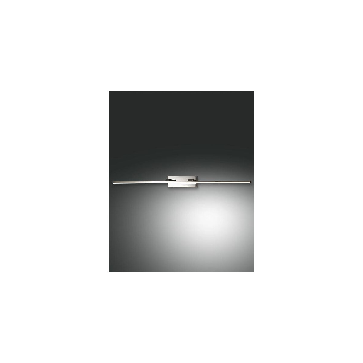 Fabas Luce Nala Wandleuchte LED 1x15W Metall- und Methacrylat Verchromt