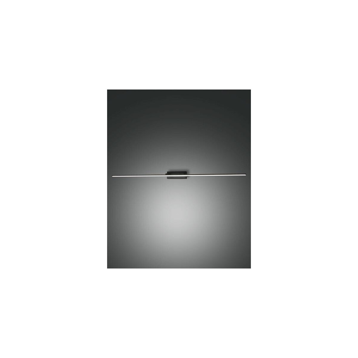 Fabas Luce Nala Wandleuchte LED 1x20W Metall- und Methacrylat Schwarz