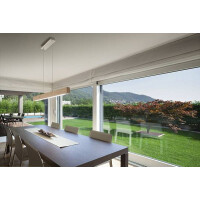 Fabas Luce Badia Pendelleuchte LED 1x43W Metall und Holz Eic