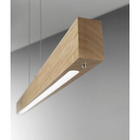Fabas Luce Badia Pendelleuchte LED 1x43W Metall und Holz Eic
