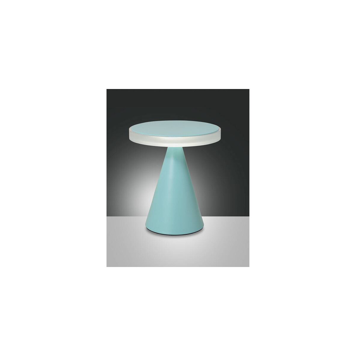 Fabas Luce Neutra Tischleuchte LED 1x12W Metall- und Methacrylat Grün