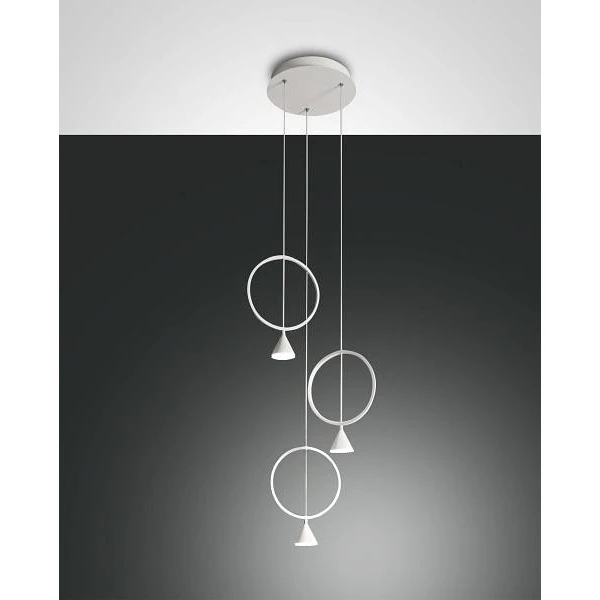 Fabas Luce Sirio Pendelleuchte LED 3x8W gallery