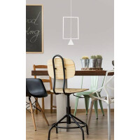 Fabas Luce Sirio Pendelleuchte LED 1x8W Metall- und Methacry