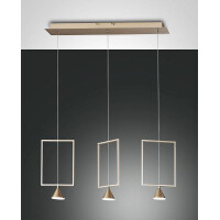 Fabas Luce Sirio Pendelleuchte LED 3x8W  gallery