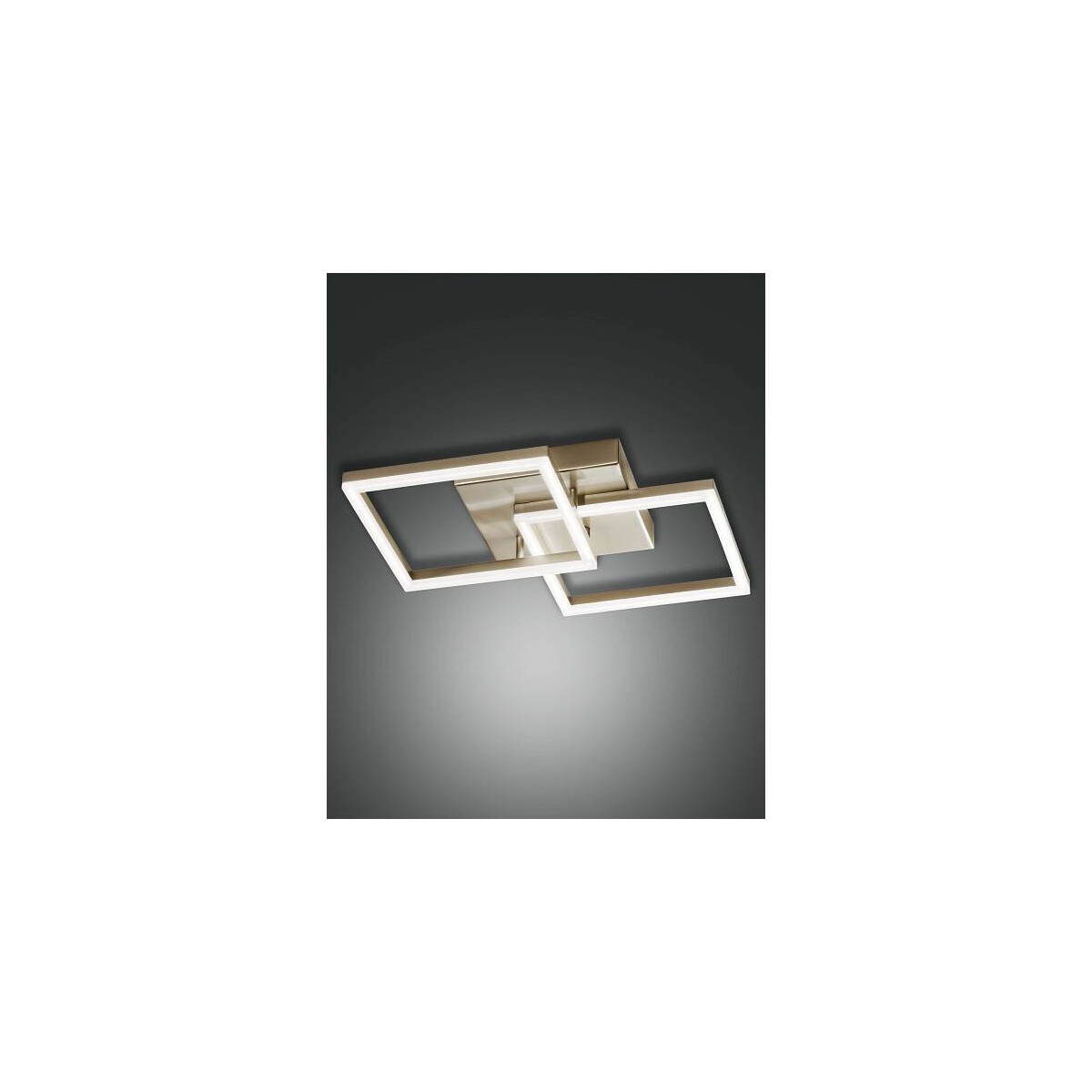 Fabas Luce Bard Wandleuchte inkl. Smartluce LED 1x39W Metall- und Methacrylat Gold edelmatt