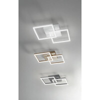 Fabas Luce Bard Wandleuchte 4000K LED 1x39W Metall- und Meth
