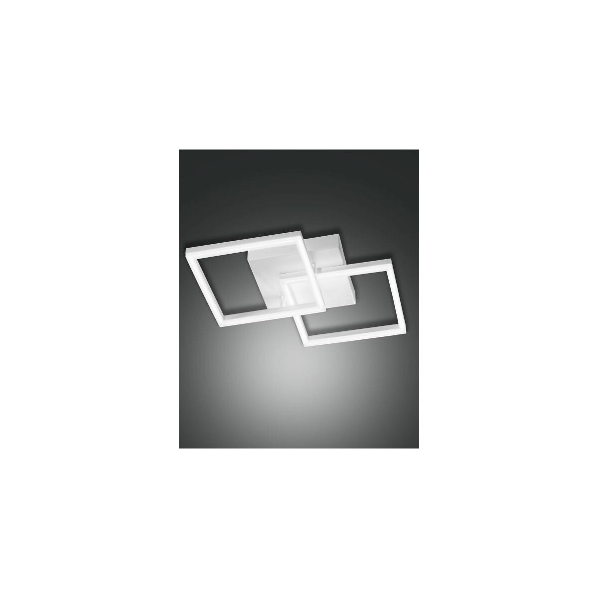 Fabas Luce Bard Wandleuchte 4000K LED 1x39W Metall- und Methacrylat weiß inkl. Smartluce