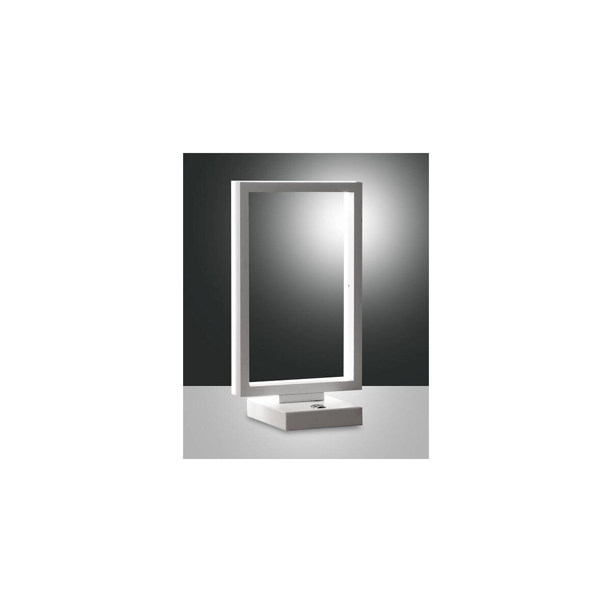 Fabas Luce Bard Tischleuchte LED 1x15W Metall- und Methacrylat Weiss